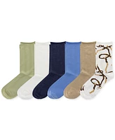 Lauren Ralph Lauren Women's 6-Pk. Bridle Roll-Top Socks L3226PK2