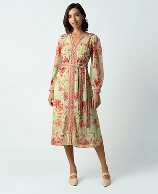 Raishma Studio Women's Naomi Green Dress