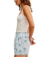 Free People Women's Full Bloom Eyelet Tank Top