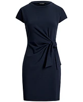 Lauren Ralph Women's Tie-Front Jersey Dress