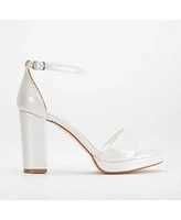 Renee Platform Sandals with Pearls