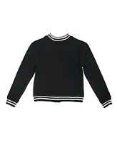 Derek Heart Girls Varsity Bomber Jacket