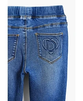 Desigual Girls's Denim leggings logo