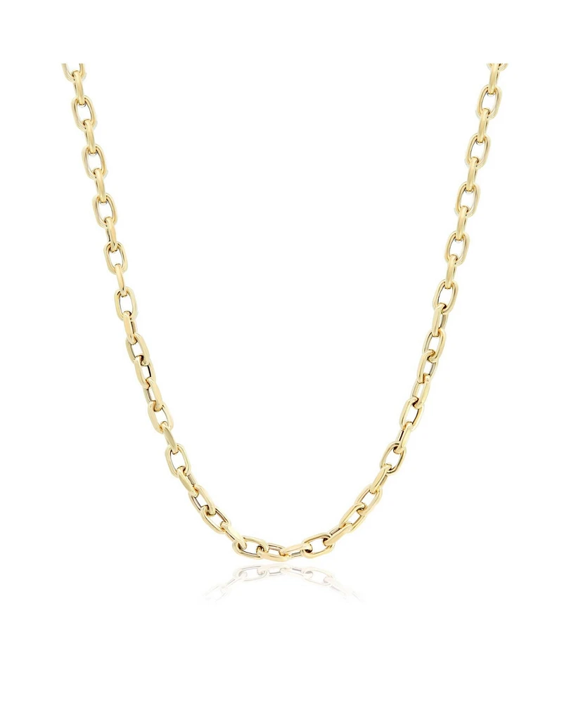 The Lovery Cable Link Chain Necklace 14K Gold 18 inches