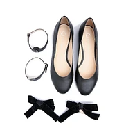 Alterre Women's Customizable Black Ballet Flats