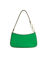 Fred Segal Medium Shine Leather Mini Shoulder Bag
