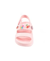Bebe Little Girls Cute and Comfortable Summer with Charms Sandals