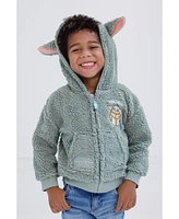 Star Wars Toddler Boys The Mandalorian Grogu Cozy Sherpa Cosplay Hoodie