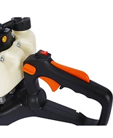 26cc 2 cycle gas powered hedge trimmer , double sided blade 24",recoil gasoline trim blade