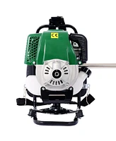 Backpack 4 in 1 Multi-Functional Trimming Tool, 31CC 4-stroke Garden Tool System with Gas Pole Saw, Hedge Trimmer, Grass Trimmer, and Brush Cutter Epa