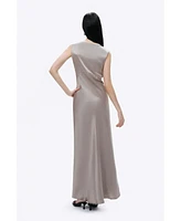 Nocturne Women's Cowl Neck Maxi Dress