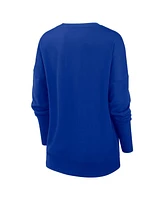 Nike Women's Royal Denver Broncos Rewind Playback Icon Performance Pullover Sweatshirt