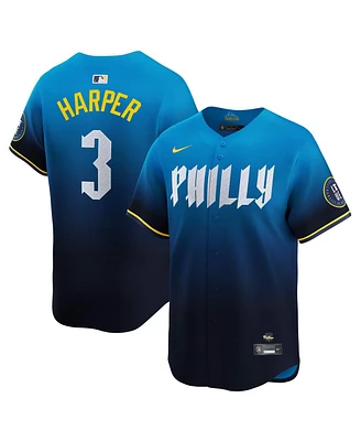 Nike Men's Bryce Harper Blue Philadelphia Phillies City Connect Limited Player Jersey