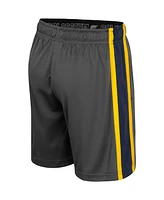 Colosseum Big Boys and Girls Charcoal Michigan Wolverines Ripple Shorts