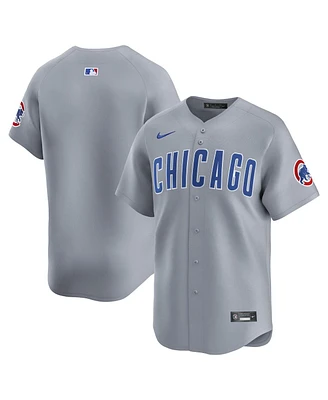 Nike Men's Gray Chicago Cubs Road Limited Jersey