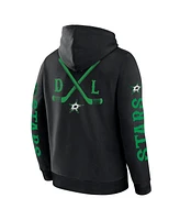 Fanatics Men's Black Dallas Stars Big City Legacy Fleece Pullover Hoodie