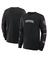 Fanatics Men's Black Florida Panthers Boxed Legacy Long Sleeve T-Shirt