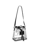 Wear by Erin Andrews Miami Marlins Clear Stadium Bucket Purse