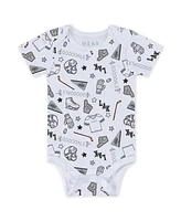Wear by Erin Andrews Baby Boys and Girls 3-Piece Los Angeles Kings Turn Me Around Bodysuits Pants Set