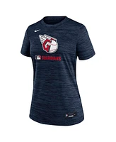 Nike Women's Navy Cleveland Guardians Authentic Collection Velocity Performance T-Shirt