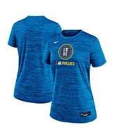 Nike Women's Royal Philadelphia Phillies Authentic Collection City Connect Velocity Performance T-Shirt