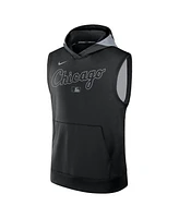Nike Men's Black Chicago White Sox Authentic Collection Performance Sleeveless Pullover Hoodie