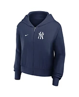 Nike Women's Navy New York Yankees Lightweight Full-Zip Hoodie