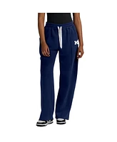 Fanatics Women's Navy Michigan Wolverines Prime Supersoft Fleece Flared Sweatpants