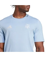 Adidas Men's Light Blue Argentina National Team 50th Anniversary T-Shirt