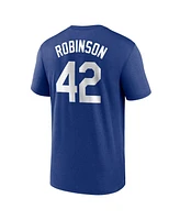 Nike Men's Jackie Robinson Royal Brooklyn Dodgers Legend Name and Number Home T-Shirt