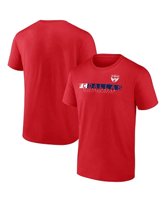Fanatics Men's Red Fc Dallas Fundamentals T-Shirt