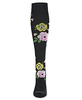 MeMoi Women's In Bloom 8-15mmHg Graduated Compression Socks MFY06342