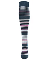 MeMoi Women's Classic Stripes 8-15mmHg Graduated Compression Socks MFY06346