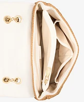I.n.c. International Concepts Ajae Straw Overlay Shoulder Bag, Exclusively at Macy's