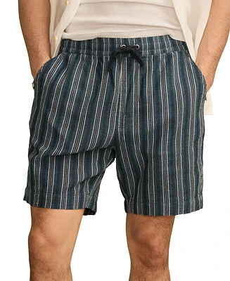 Lucky Brand Men's Drawstring Stripe Shorts