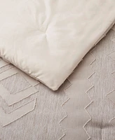 Unikome All Season Textured Jacquard Down Alternative Comforter, Twin