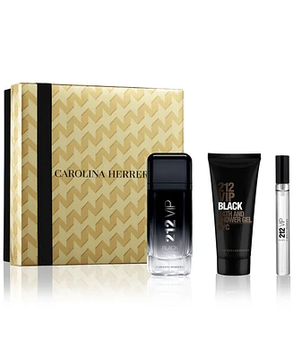 Men's 3-Pc. 212 Vip Black Eau de Parfum Gift Set