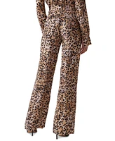 Guess Women's Enora Printed Straight-Leg Pants