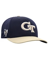 Top of the World Men's True Navy Georgia Tech Yellow Jackets Reflex Two-Tone Flex Hat