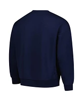 LevelWear Men's Navy Usmnt Luxe Signature Lineage Tri-Blend Pullover Sweatshirt