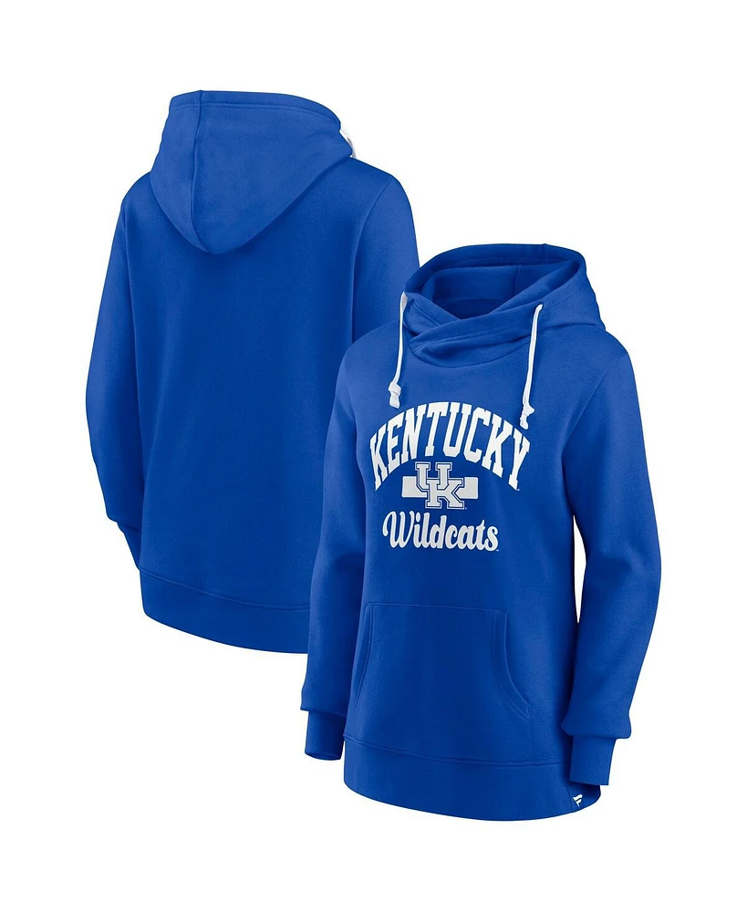 Fanatics Women's Royal Kentucky Wildcats Iconic Fleece Pullover Hoodie