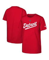 Fanatics Big Boys and Girls Red Detroit Red Wings 2025 Nhl Stadium Series Locker Room T-Shirt