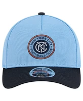 New Era Men's Light Blue New York City Fc 2025 Jersey Hook 9FORTY M-Crown Adjustable Hat