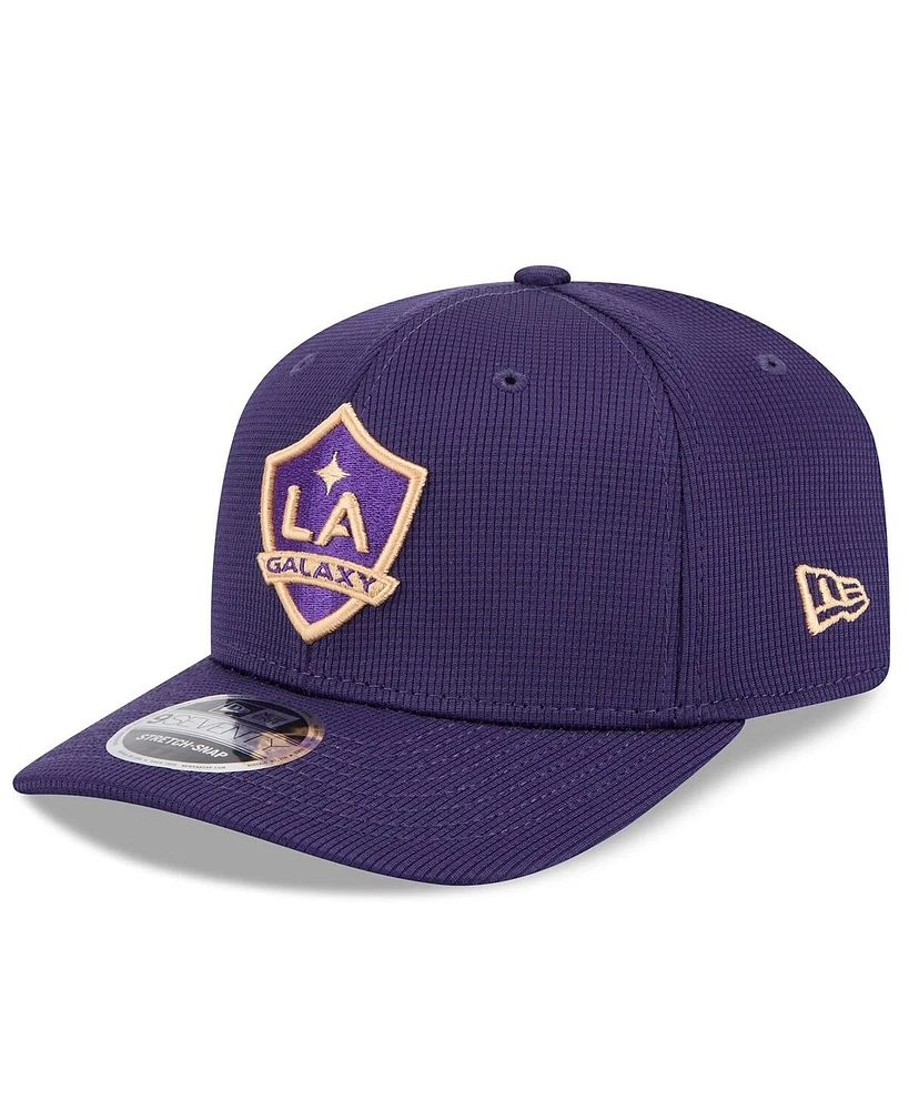 New Era Men's Purple La Galaxy 2025 Jersey Hook 9SEVENTY Stretch-Snap Hat