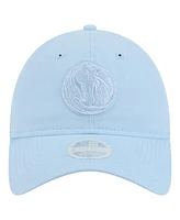 New Era Women's Light Blue Dallas Mavericks Colorpack 9TWENTY Adjustable Hat