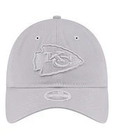 New Era Women's Gray Kansas City Chiefs Color Pack 9TWENTY Adjustable Hat