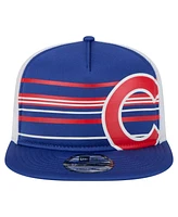 New Era Men's Royal Chicago Cubs 9FIFTY A-Frame Trucker Snapback Hat