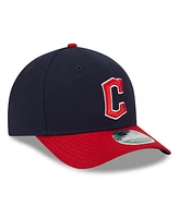 New Era Men's Navy Cleveland Guardians Player Replica 9FORTY Adjustable Hat
