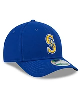 New Era Men's Royal Seattle Mariners Player Replica 9FORTY Adjustable Hat