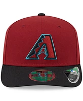 New Era Men's Red Arizona Diamondbacks Player Replica 9SEVENTY Adjustable Hat